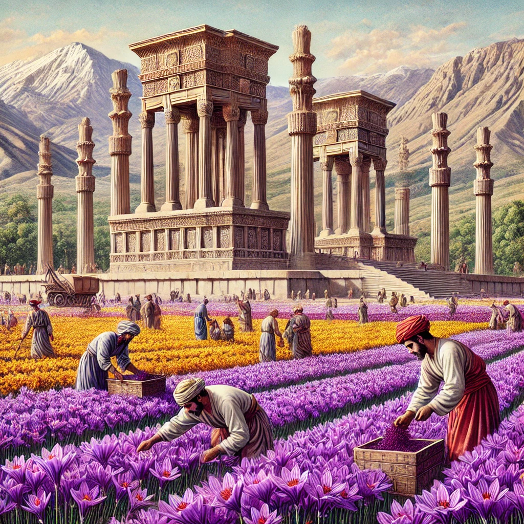 قدَمَة-الزعفران-في-إيران-القديمة