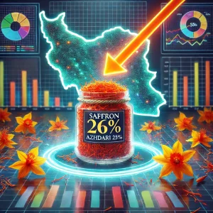 کاهش صادرات زعفران