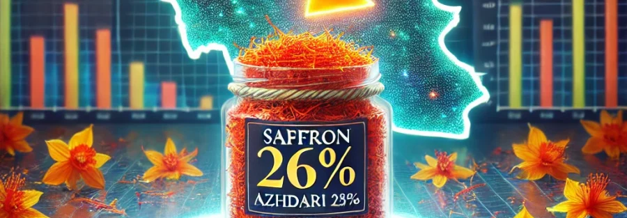 کاهش صادرات زعفران